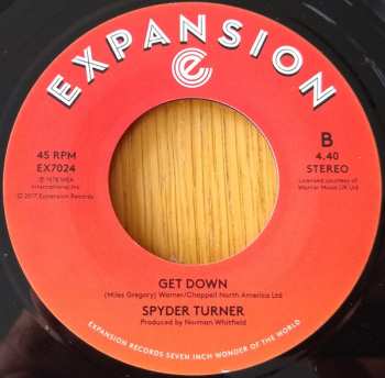 SP Spyder Turner: I've Been Waitin' / Get Down