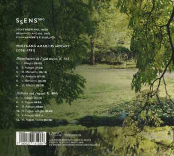 CD Wolfgang Amadeus Mozart: Divertimento, K. 563; Preludes And Fugues K. 404a
