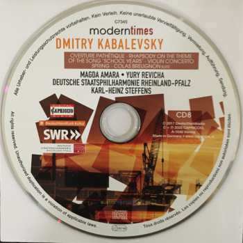 10CD/DVD/Dobozkészlet Staatsphilharmonie Rheinland-Pfalz: Modern Times Edition