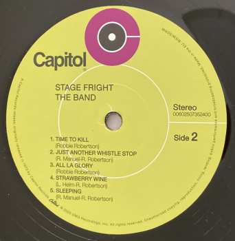 LP/2CD/SP/Dobozkészlet/Blu-ray The Band: Stage Fright DLX