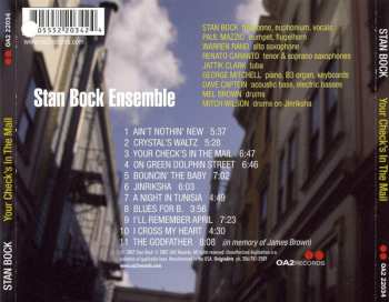 CD Stan Bock Ensemble: Your Check's In The Mail