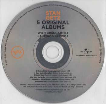 5CD/Dobozkészlet Stan Getz: 5 Original Albums, Vol. 2
