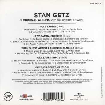 5CD/Dobozkészlet Stan Getz: 5 Original Albums, Vol. 2