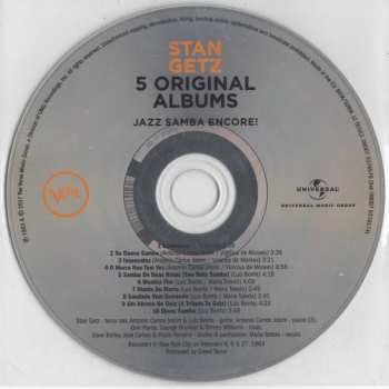 5CD/Dobozkészlet Stan Getz: 5 Original Albums, Vol. 2