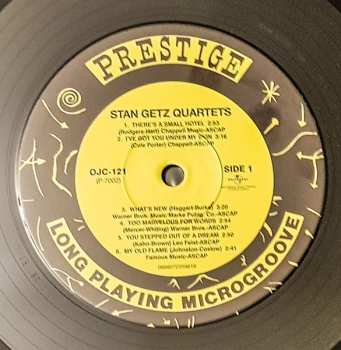 LP Stan Getz: Stan Getz Quartets