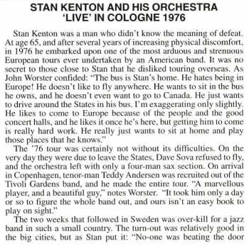 CD Stan Kenton And His Orchestra: Cologne 76 Part Two