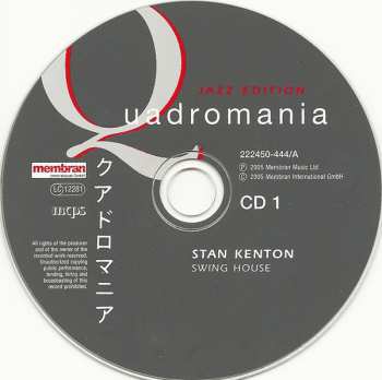 4CD/Dobozkészlet Stan Kenton: Swing House