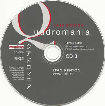 4CD/Dobozkészlet Stan Kenton: Swing House