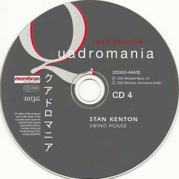 4CD/Dobozkészlet Stan Kenton: Swing House
