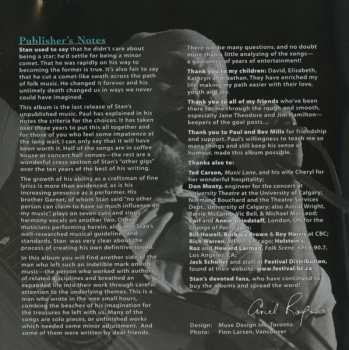 CD Stan Rogers: From Coffee House To Concert Hall