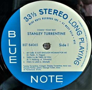 LP Stanley Turrentine: Comin' Your Way