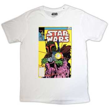Merch Star Wars: Póló Boba Fett Comic Cover