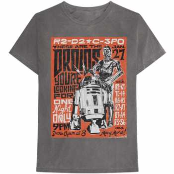 Merch Star Wars: Póló Droids Rock 