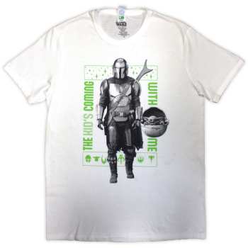 Merch Star Wars: Póló The Mandalorian Kid's Coming With Me