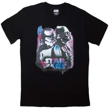 Merch Star Wars: Póló Vader & Trooper Neon