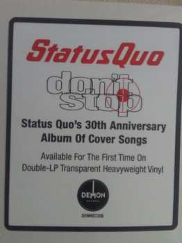 2LP Status Quo: Don't Stop CLR