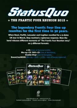 CD/DVD Status Quo: The Frantic Four Reunion 2013 (Live At Wembley Arena)