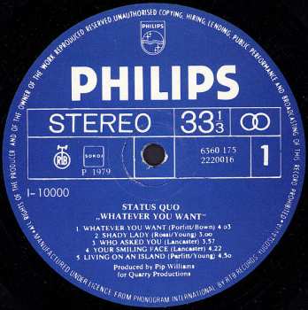 LP Status Quo: Whatever You Want