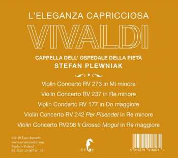 CD Stefan Plewniak: Vivaldi: L'Eleganza Capricciosa