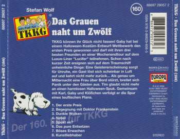 CD Stefan Wolf: TKKG 160 - Das Grauen Naht Um Zwölf