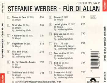CD Stefanie Werger: Für Di Allan - Liebeslieder Und Balladen