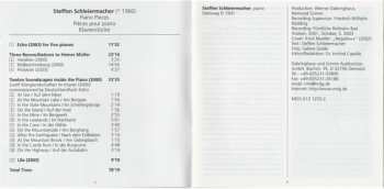 CD Steffen Schleiermacher: Piano Pieces