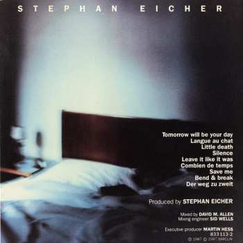 CD Stephan Eicher: Silence