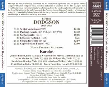 CD Stephen Dodgson: Chamber Music With Harp And Guitar