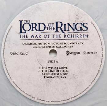 4LP Stephen Gallagher: The Lord Of The Rings: The War Of The Rohirrim (Original Motion Picture Soundtrack) CLR
