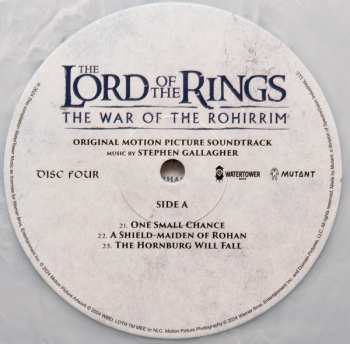 4LP Stephen Gallagher: The Lord Of The Rings: The War Of The Rohirrim (Original Motion Picture Soundtrack) CLR