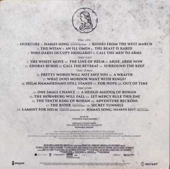 4LP Stephen Gallagher: The Lord Of The Rings: The War Of The Rohirrim (Original Motion Picture Soundtrack) CLR