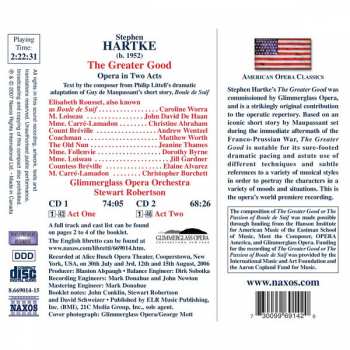 2CD Stewart Robertson: The Greater Good, Or The Passion Of Boule de Suif