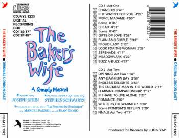 2CD Various: The Baker's Wife: A Comedy Musical (Original London Cast)