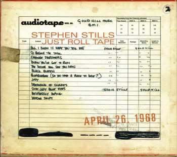 CD Stephen Stills: Just Roll Tape April 26 1968