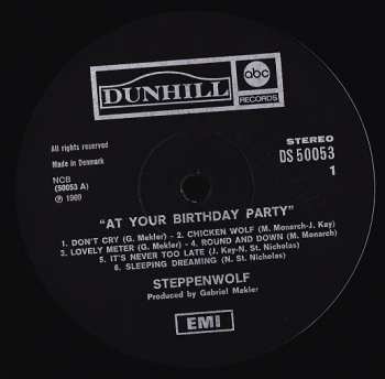 LP Steppenwolf: At Your Birthday Party
