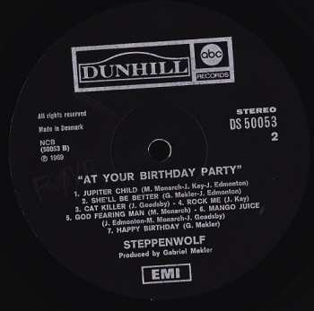 LP Steppenwolf: At Your Birthday Party