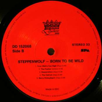 LP Steppenwolf: Born To Be Wild