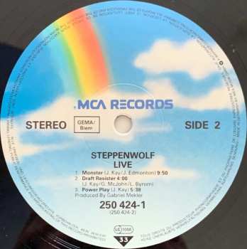 2LP Steppenwolf: Live