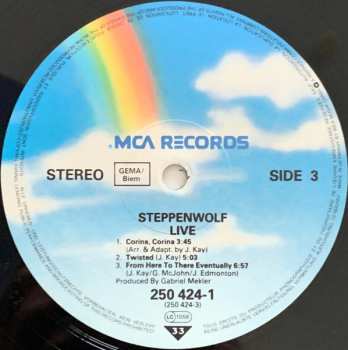 2LP Steppenwolf: Live