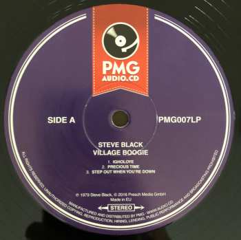 LP Steve Dudu Black: Village Boogie