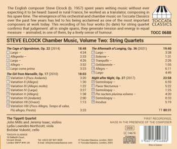 CD Tippett Quartet: Chamber Music, Volume Two: String Quartets