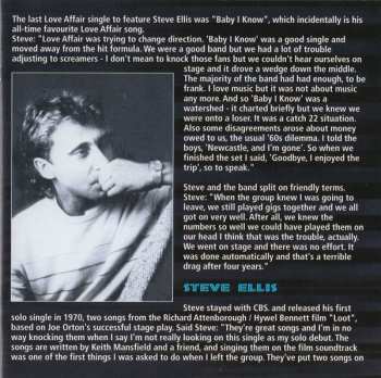 CD/DVD Steve Ellis: The Love Affair Is Over