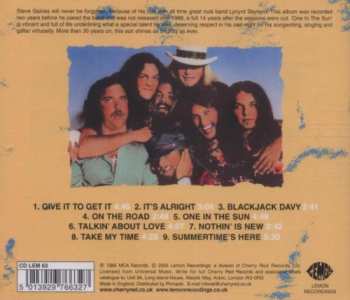 CD Steve Gaines: One In The Sun