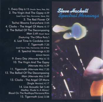 CD Steve Hackett: Spectral Mornings