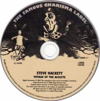 CD Steve Hackett: Voyage Of The Acolyte