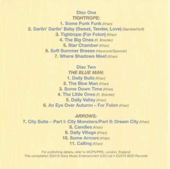 2CD Steve Khan: Tightrope / The Blue Man / Arrows