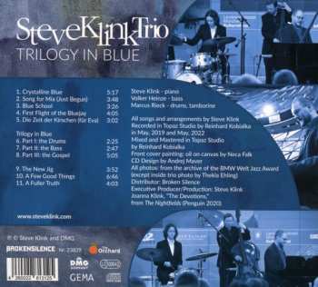 CD Steve Klink: Trilogy In Blue