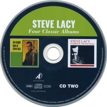 2CD Steve Lacy: Four Classic Albums