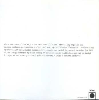 LP Steve Lacy: The Ictus Archives Vol. 2