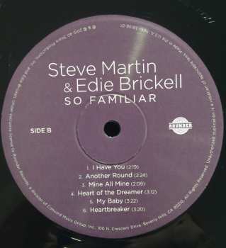 LP Steve Martin: So Familiar
